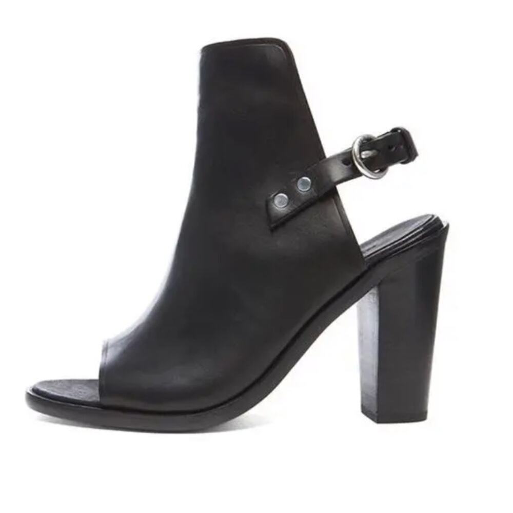 Rag & Bone Wyatt Black Leather Sandal 39.5